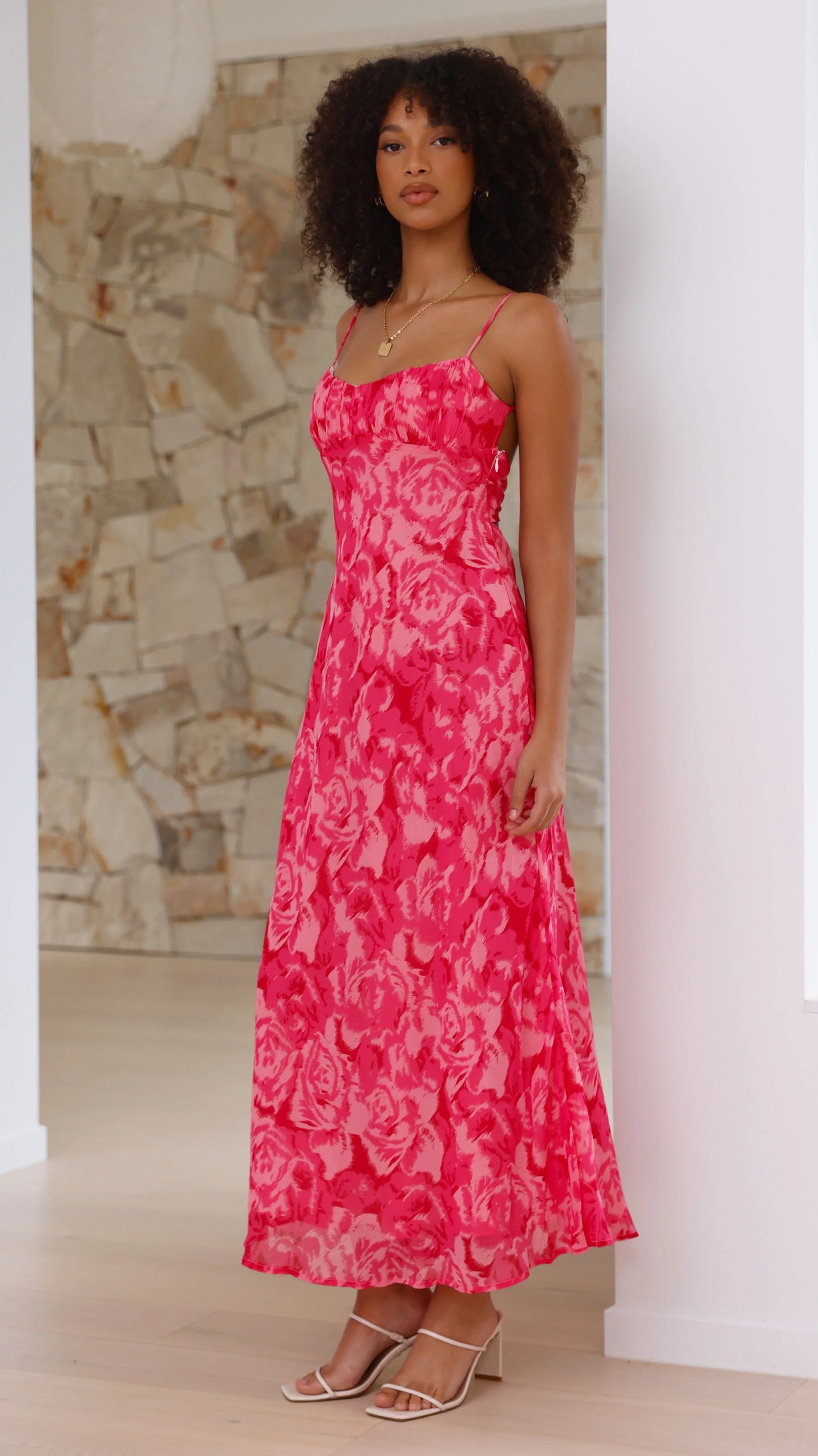Valentina Floral Midi Dress