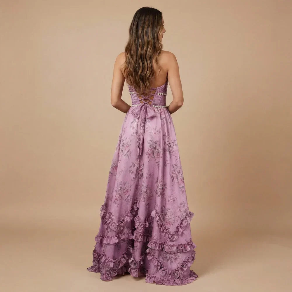 Celeste Ruffle Maxi Dress