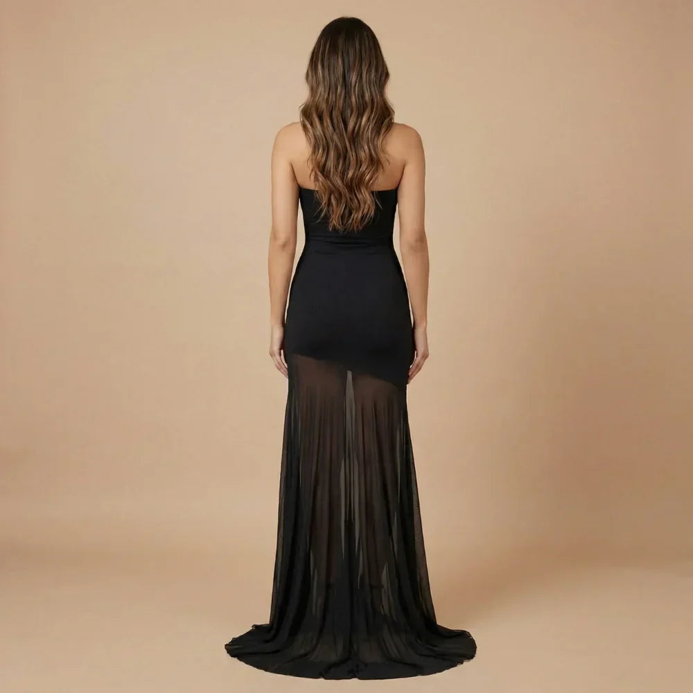 Liliana Mesh Maxi Dress