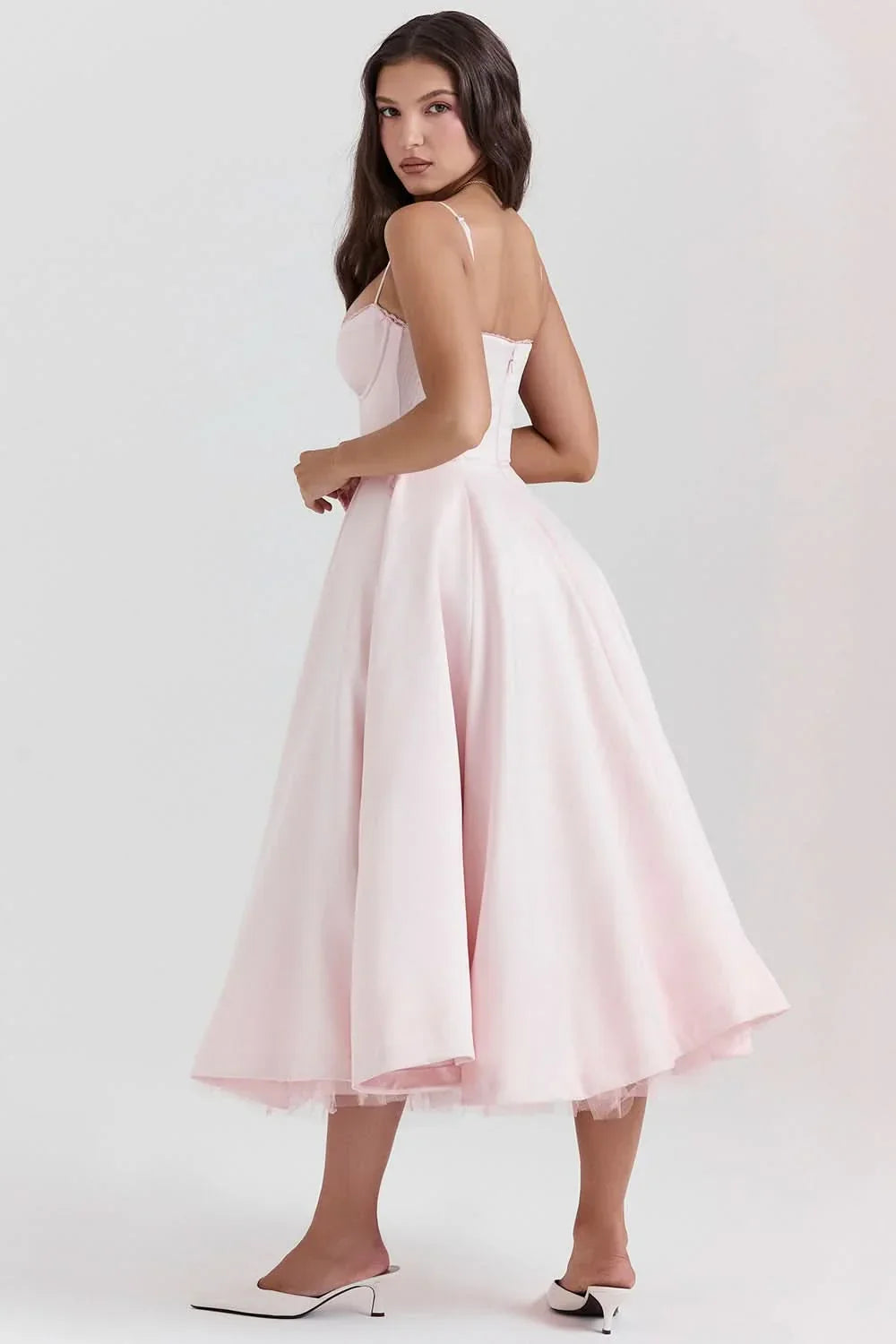 Evelyn Corset Midi Dress