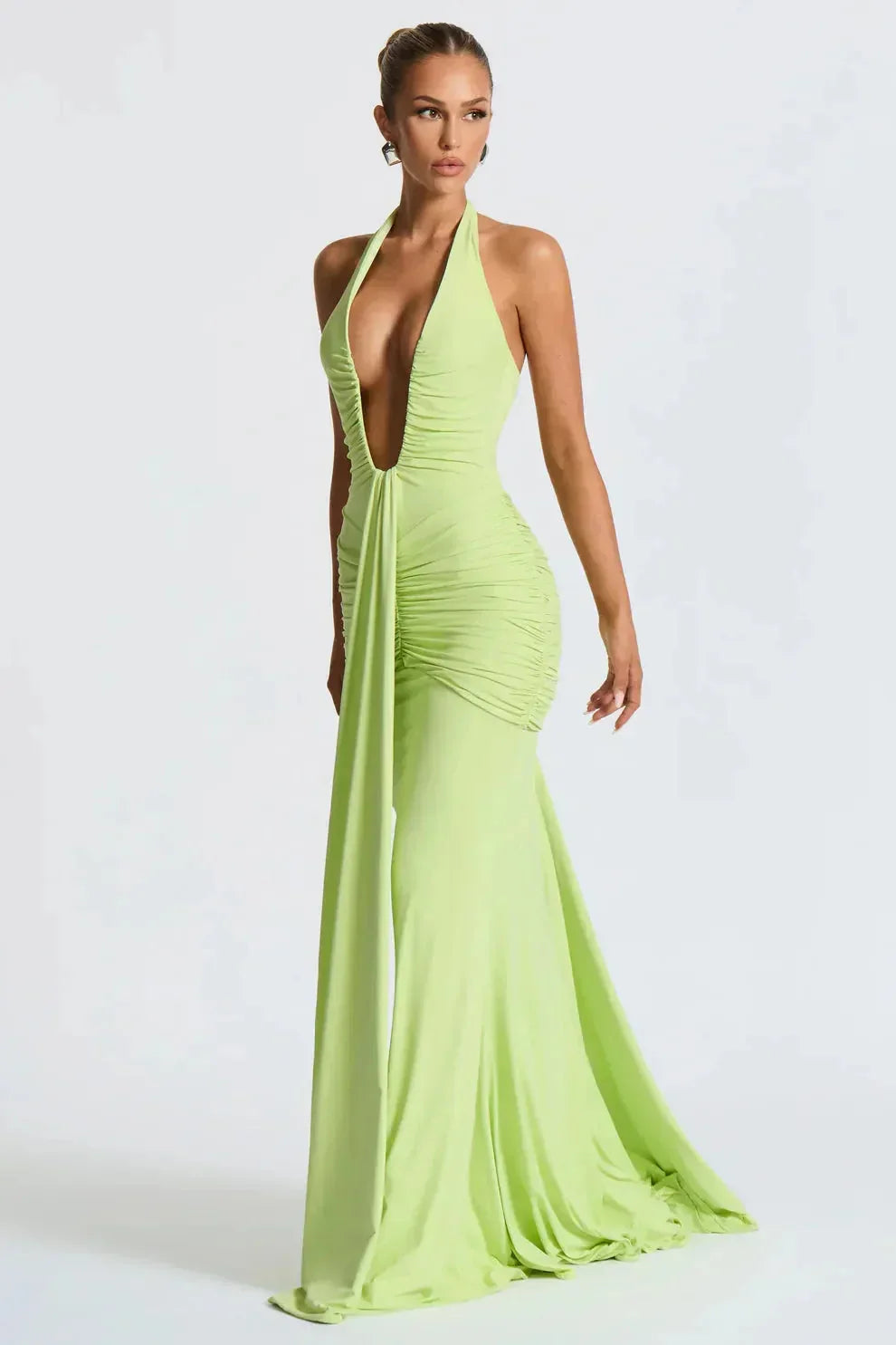 Sienna Ruched Maxi Dress