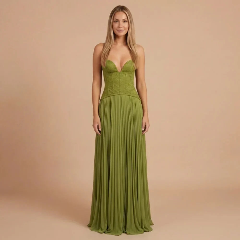 Isla Corset Maxi Dress