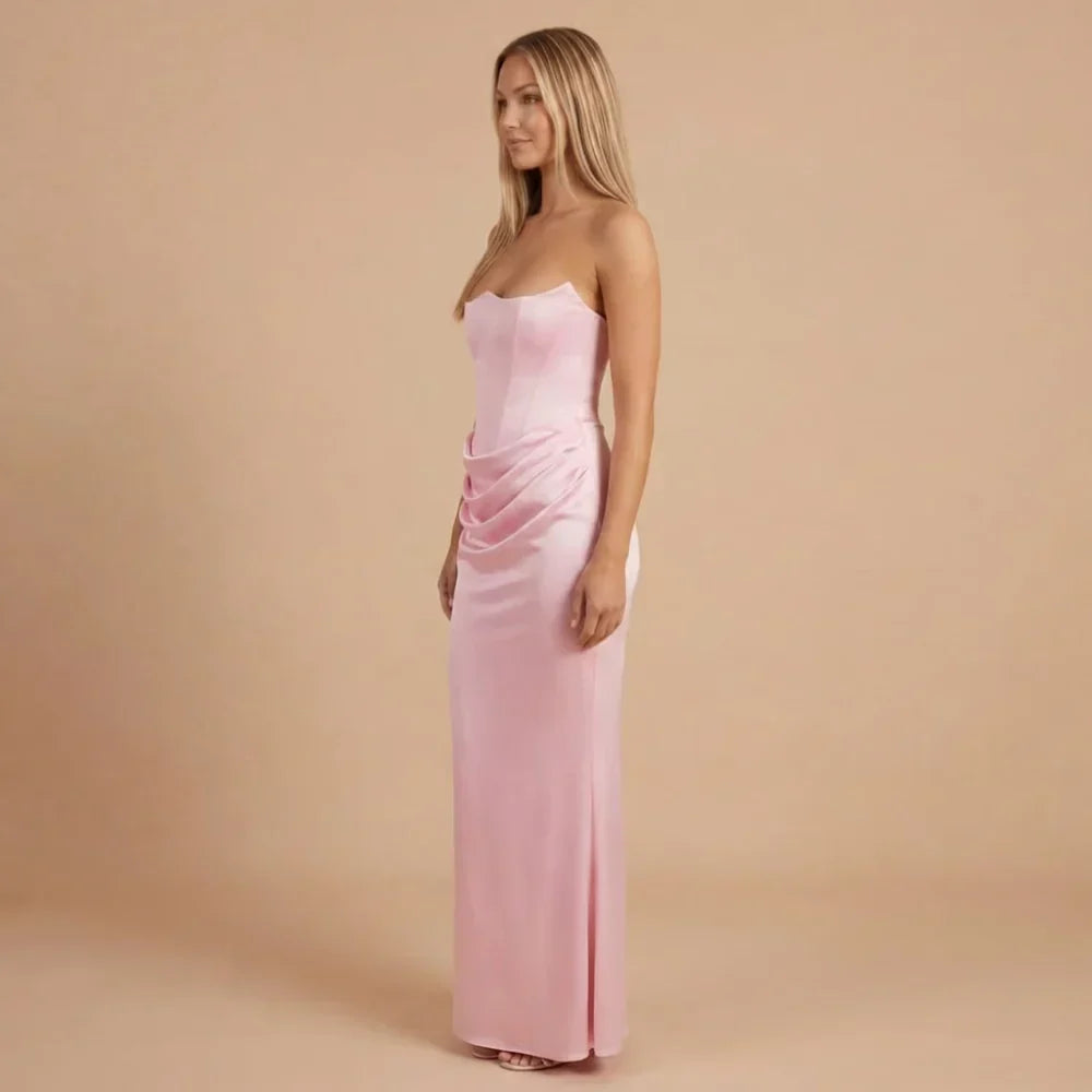 Isabelle Ruched Maxi Dress