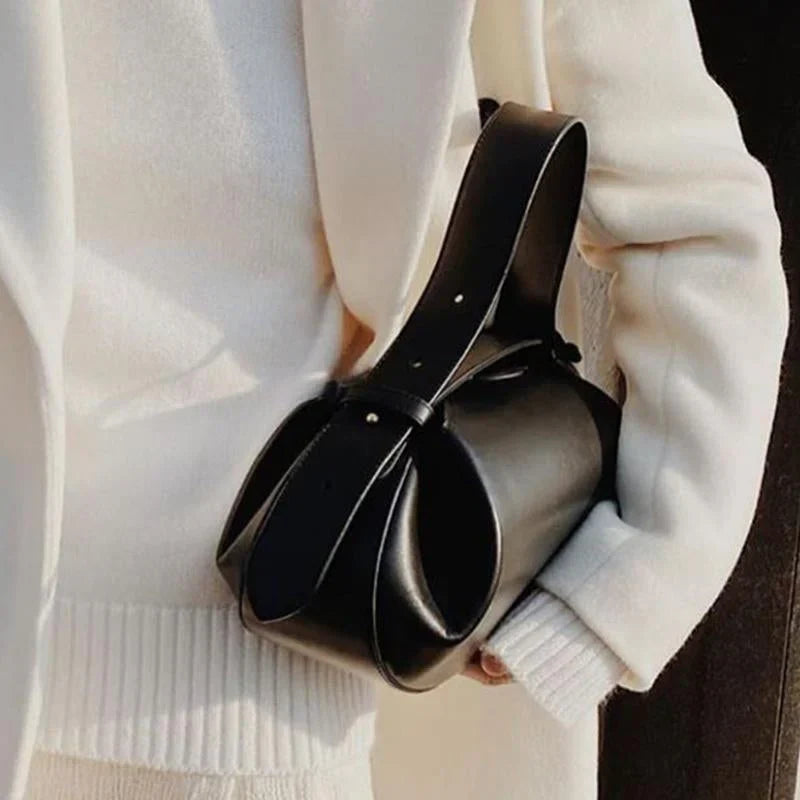 Duttini | Sculptural Round Shoulder Bag, Top Handle