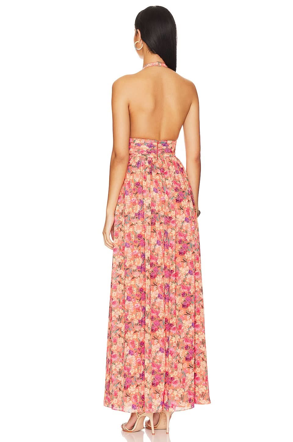 Corset Cutout Maxi Dress