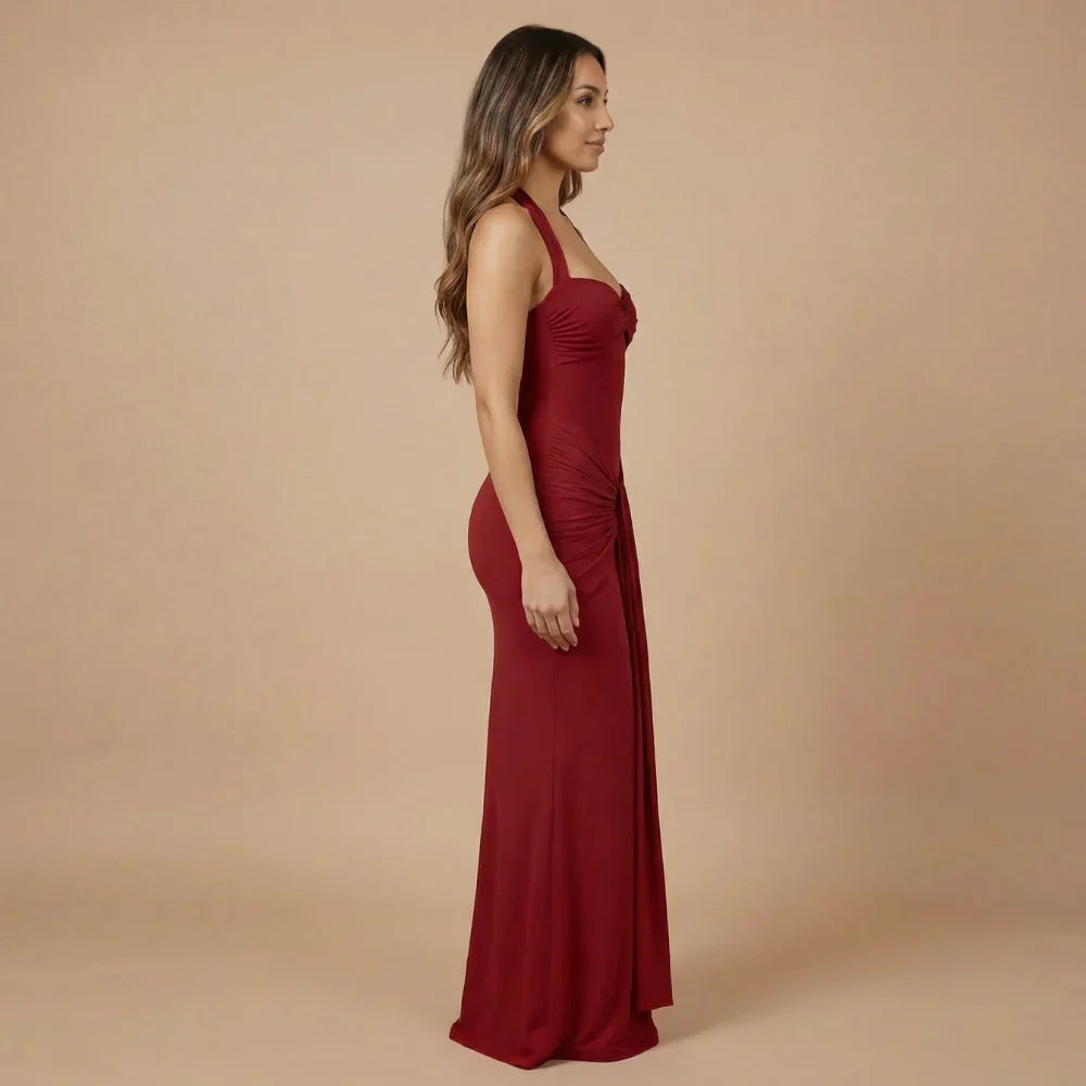 Sienna Ruched Maxi Dress