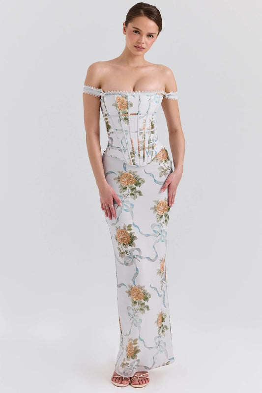 Rosalie Corset Maxi Dress