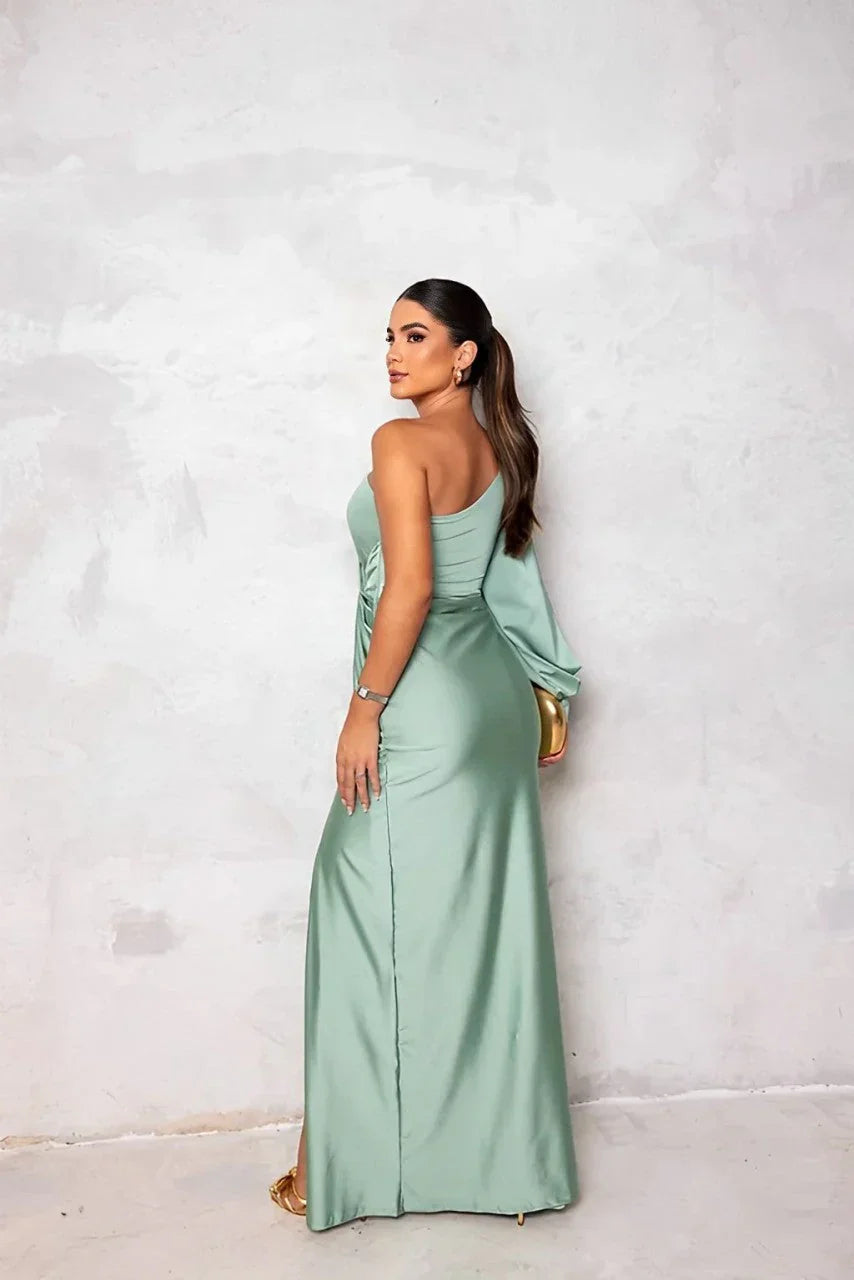 Helena Ruched Maxi Dress