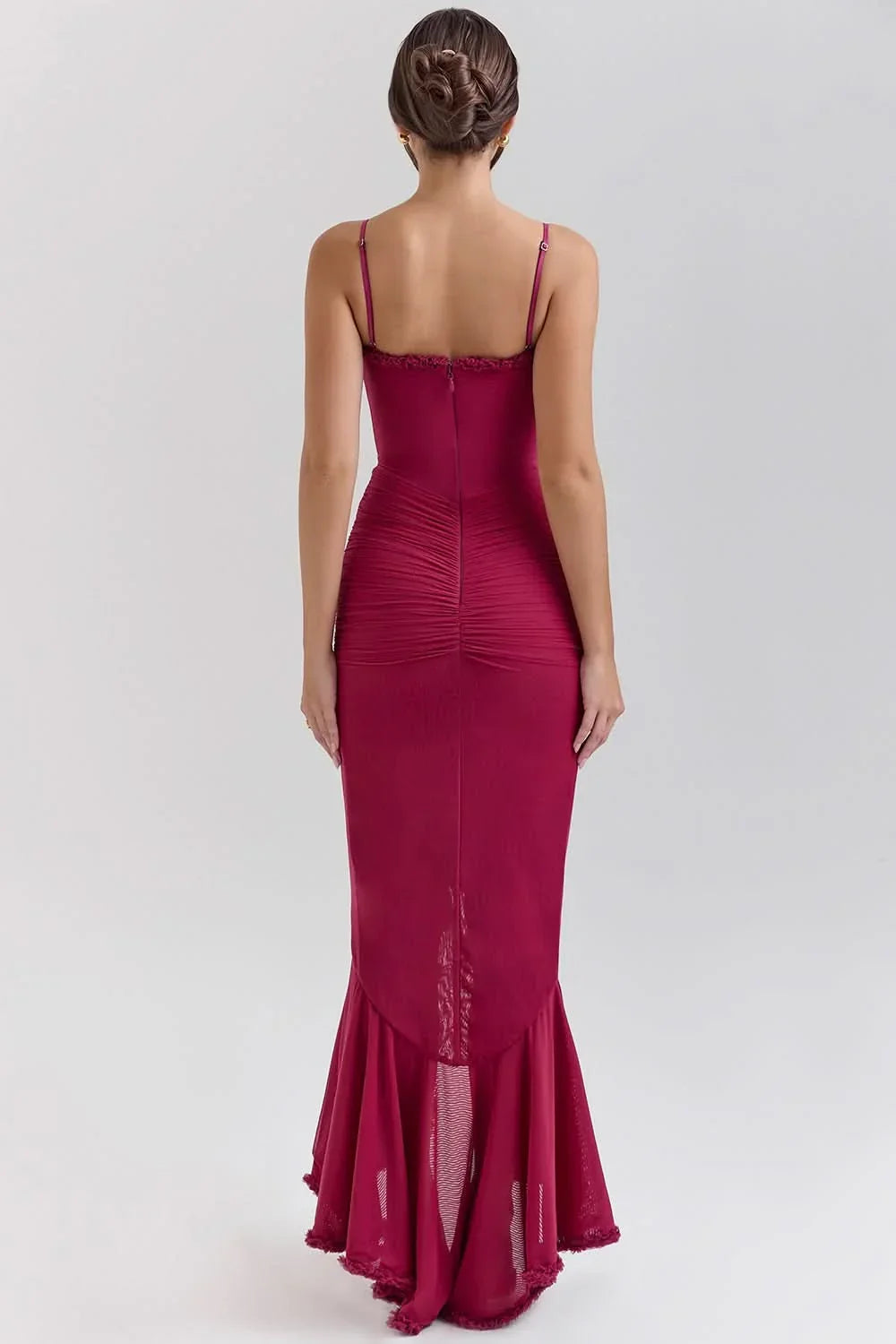 Gabbi Ruffled Midi Dress