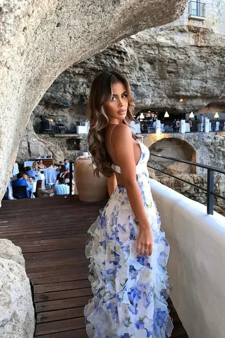 Sienna Ruffle Maxi Dress