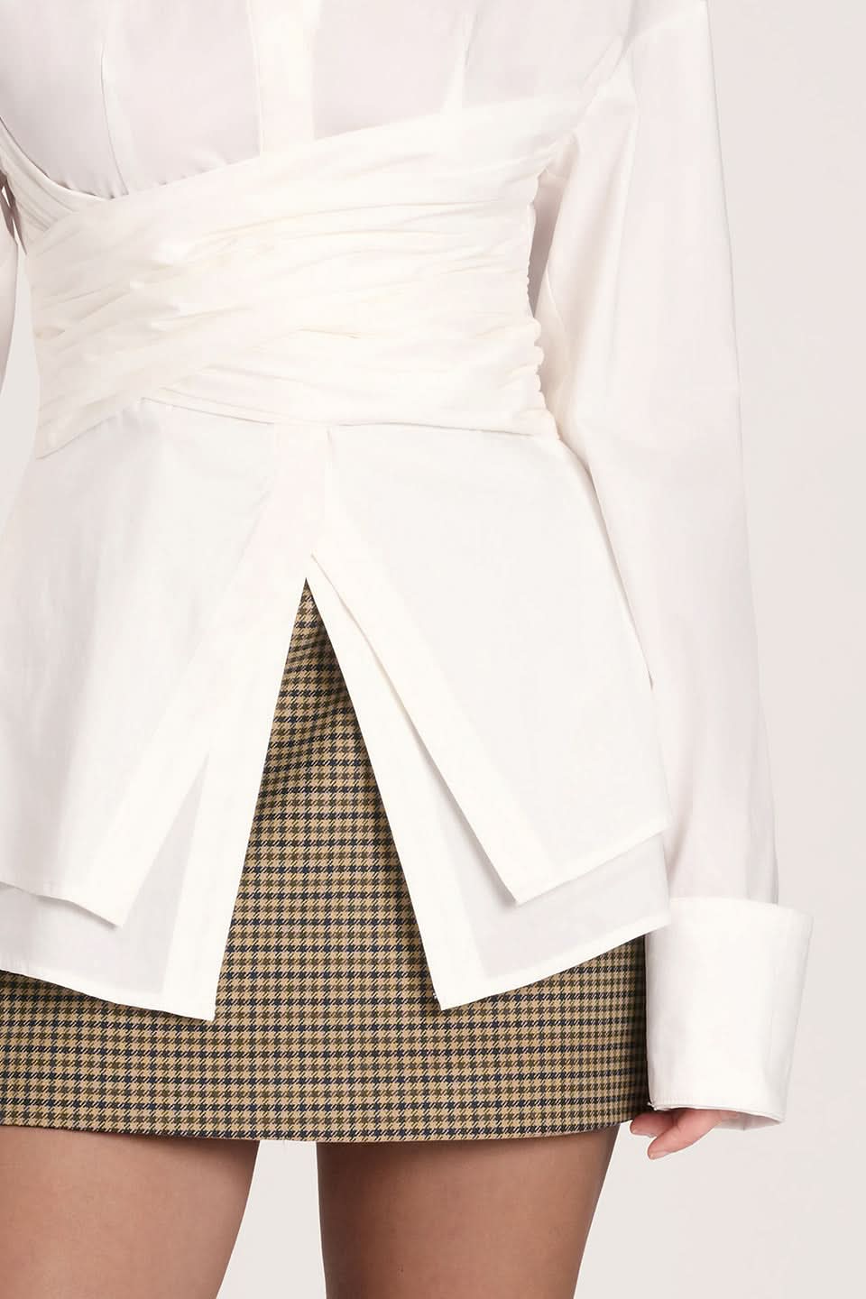 Sienna Ruched Collared Top