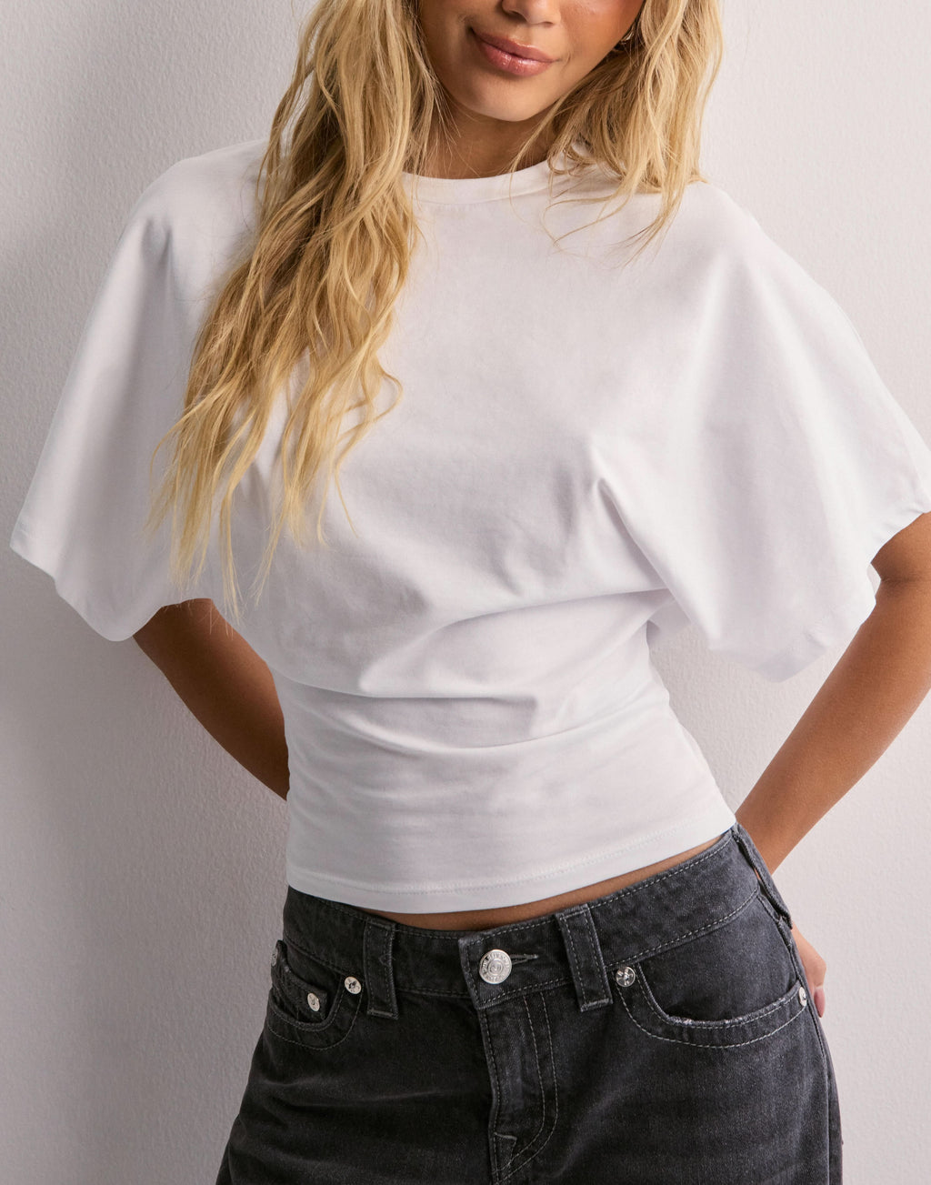 Elina Batwing Crop Top