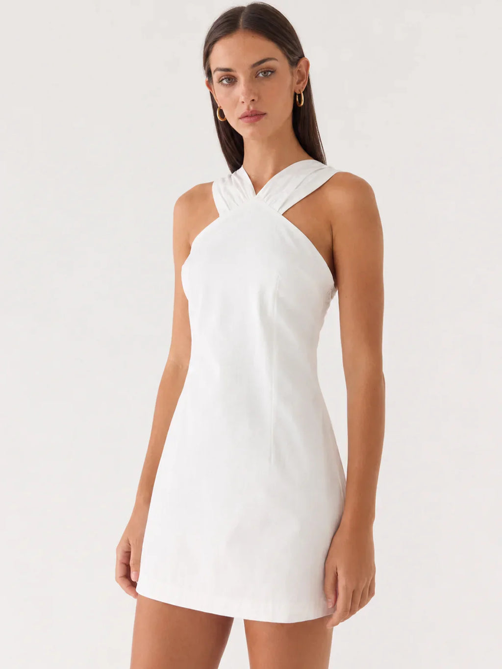Be My Baby Mini Dress - White