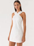 Be My Baby Mini Dress - White