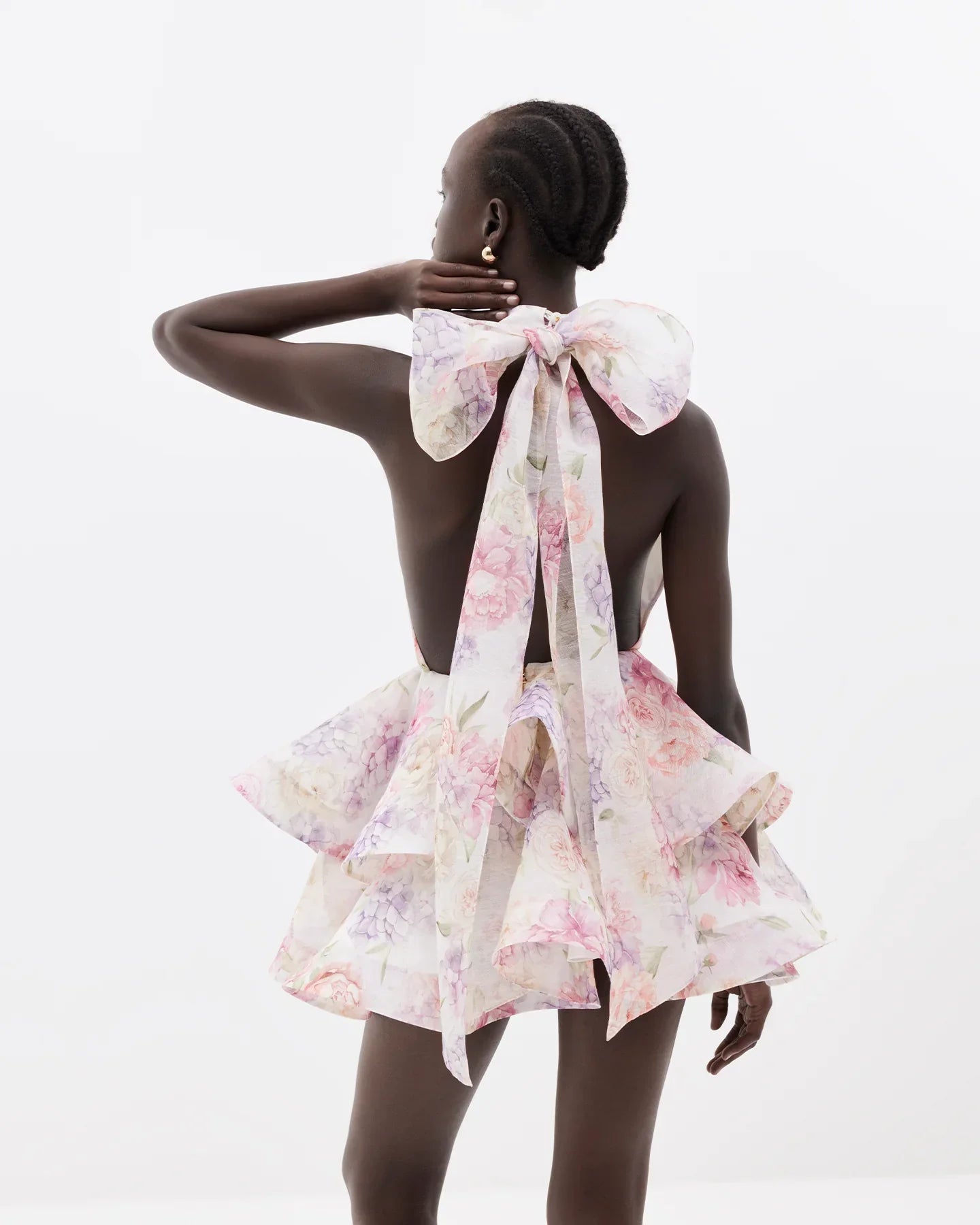 Rosetta Ruffle Mini Dress