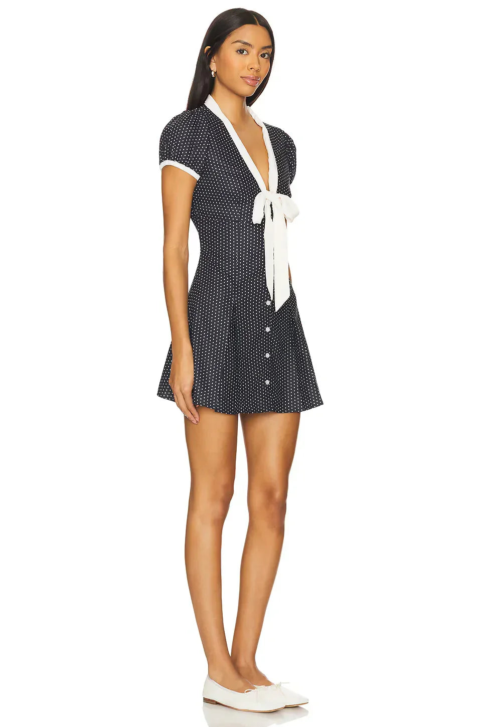 Rosalie Polka Mini Dress