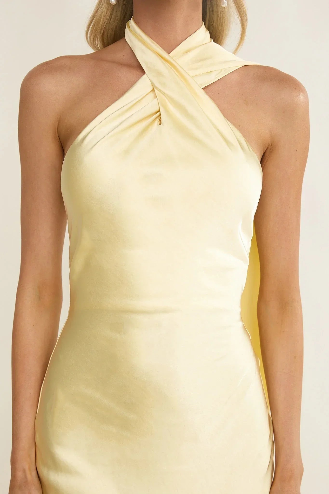Alvara Halter Maxi Dress Butter