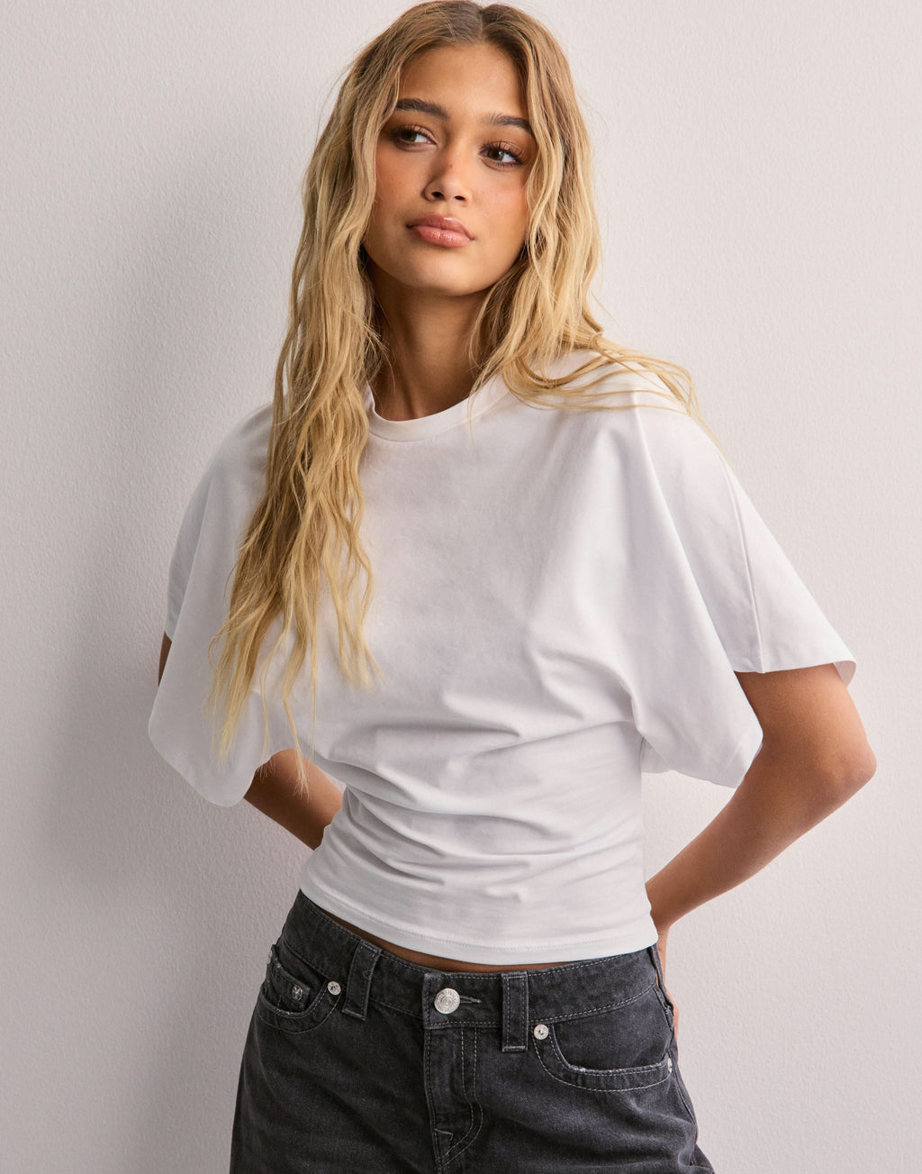Elina Batwing Crop Top