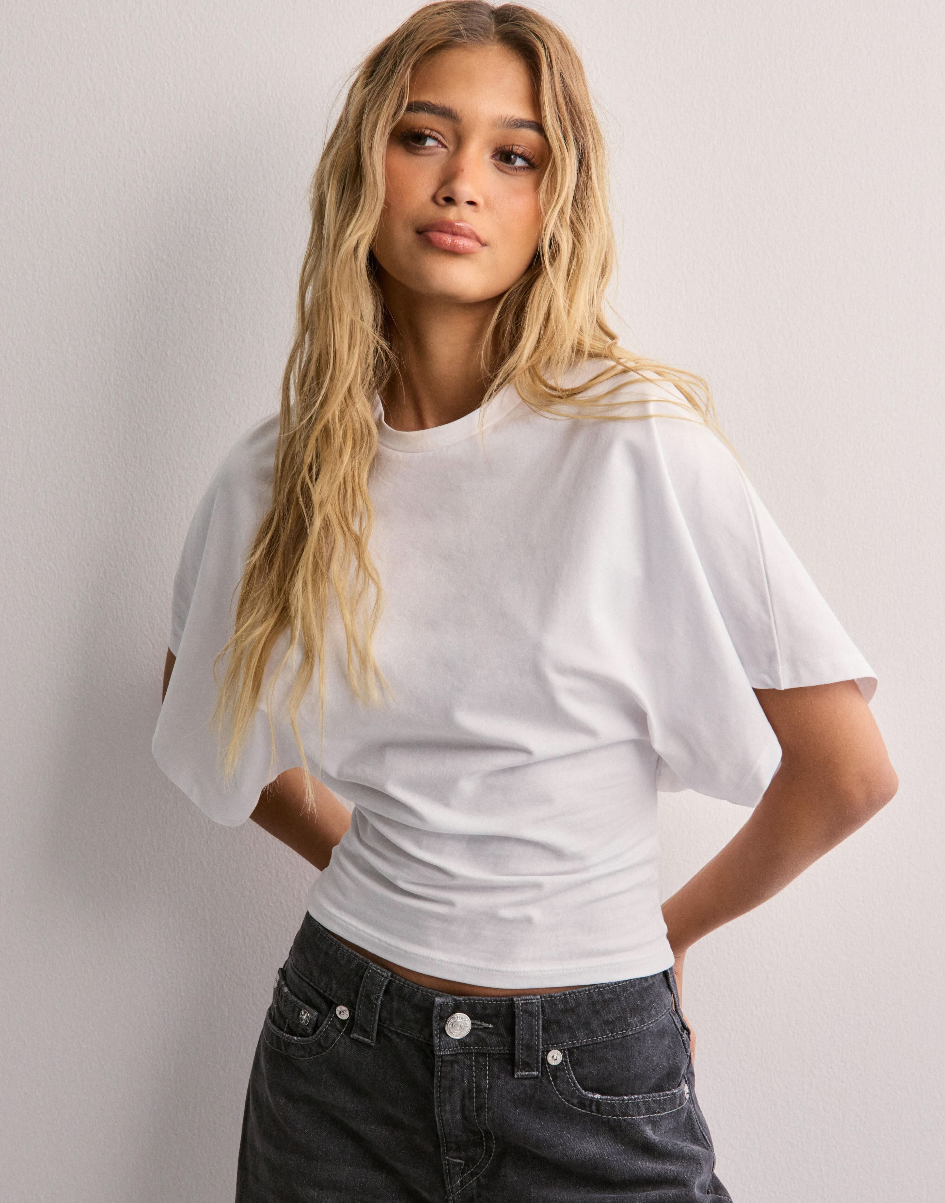 Elina Batwing Crop Top