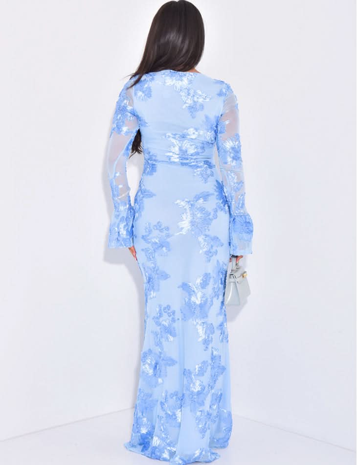 Isabella Sequin Maxi Dress