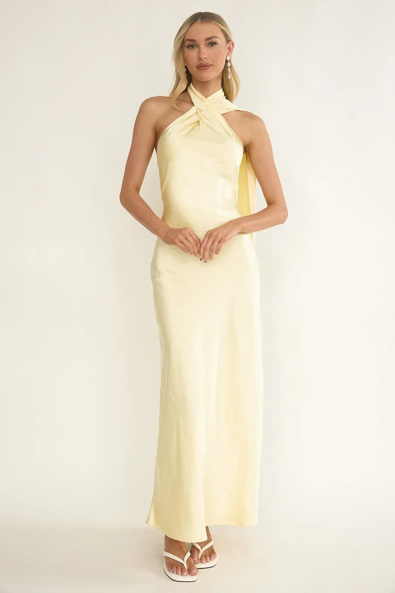 Alvara Halter Maxi Dress Butter
