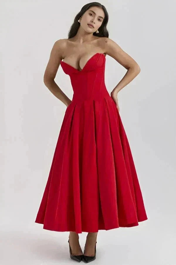 Scarlett Corset Midi Dress