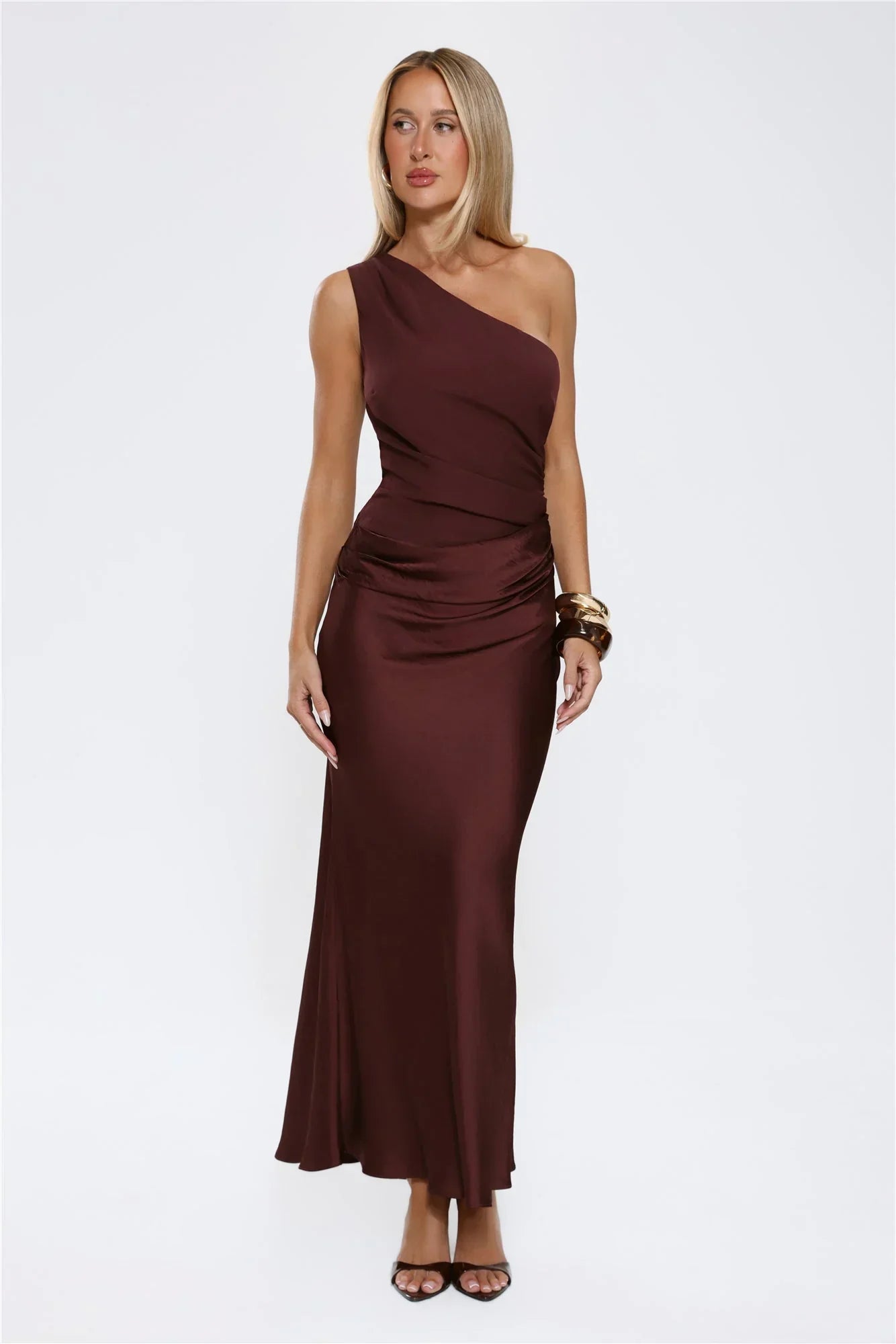 Aveline Maxi Dress Brown