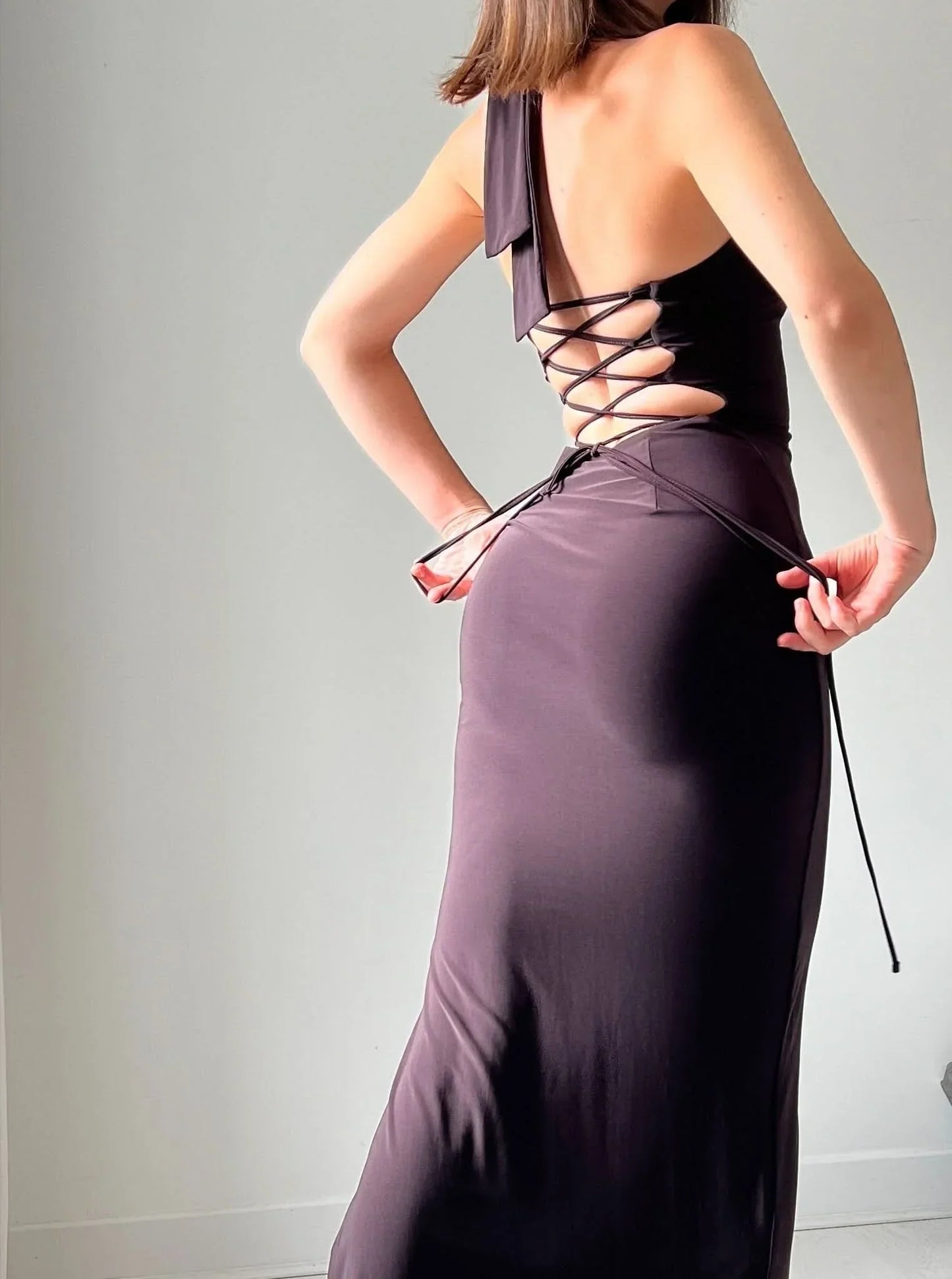 Sienna Halter Maxi Dress