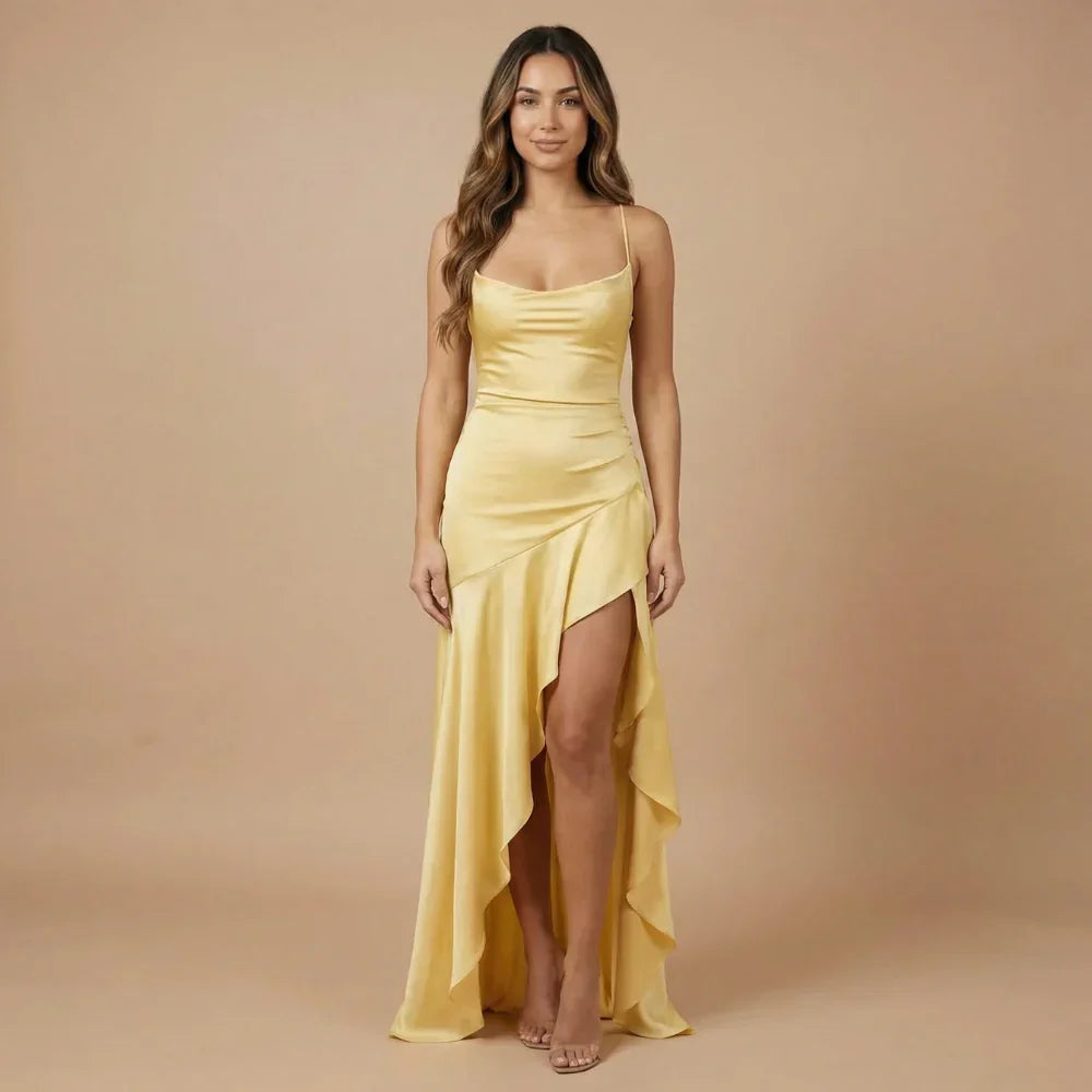 Delilah Ruched Maxi Dress