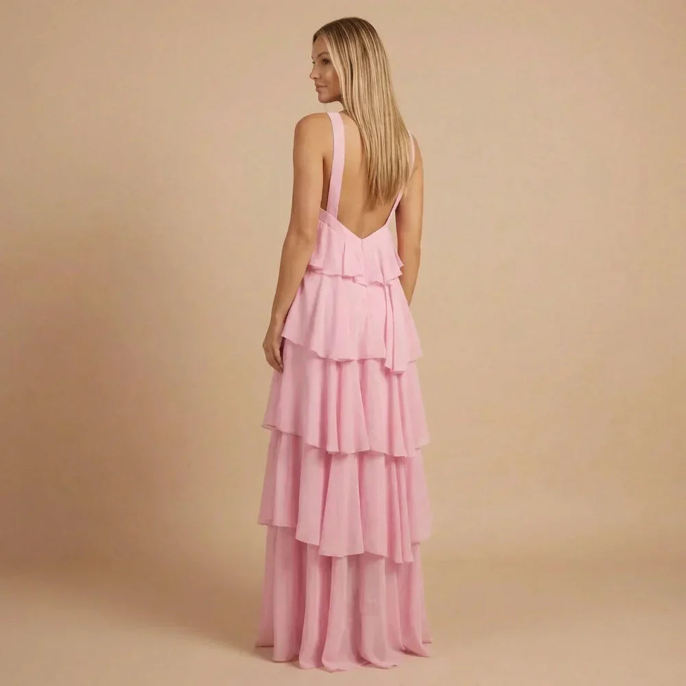 Isabelle Ruffle Maxi Dress