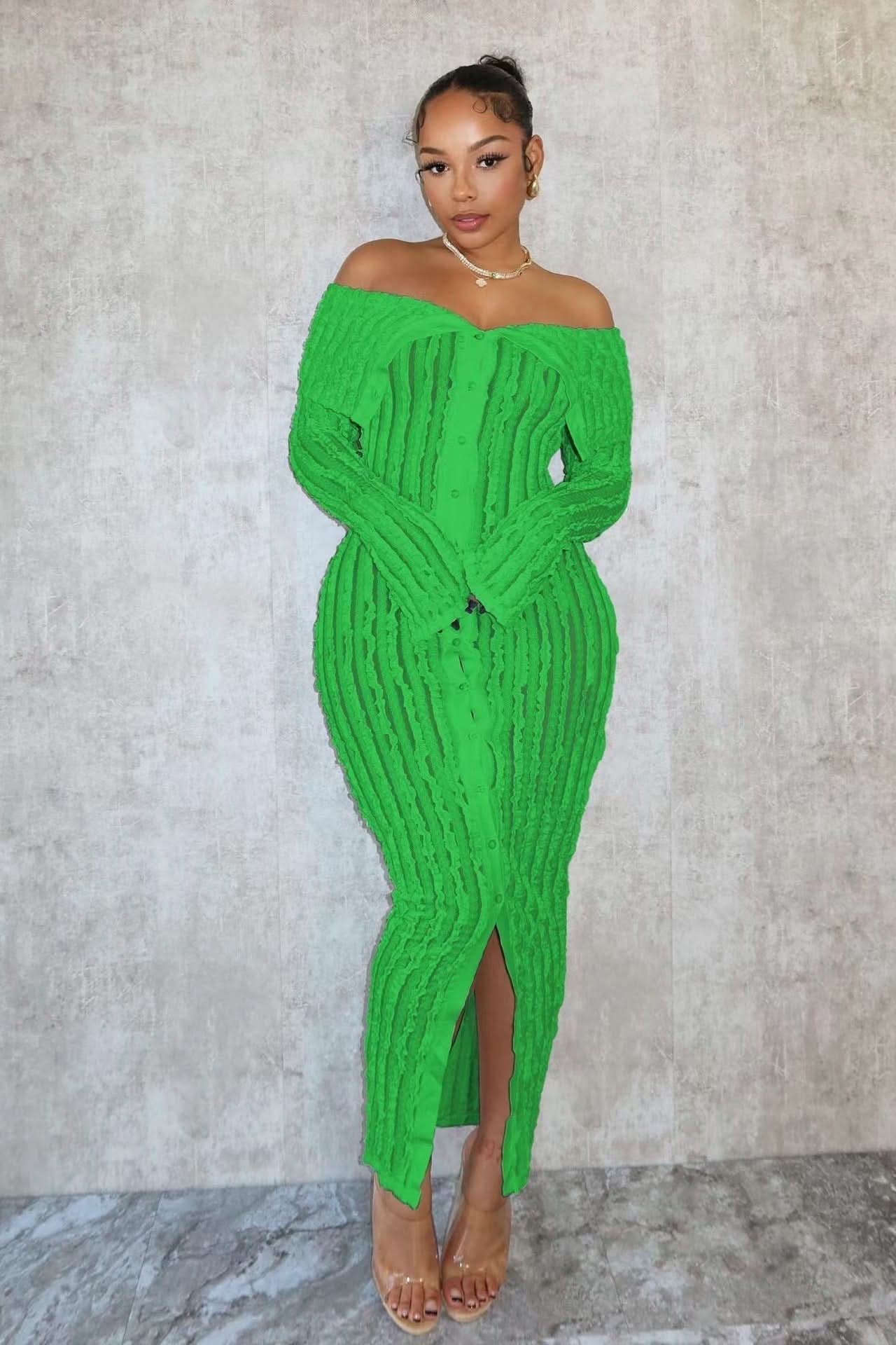 Cameron Ruched Midi Dress