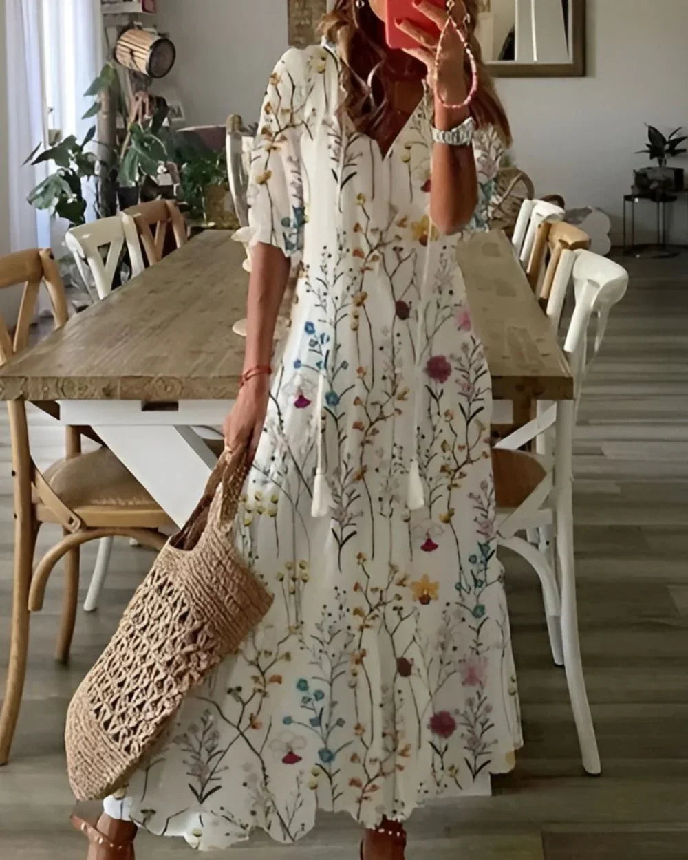 Natasha Printed Maxi Dress
