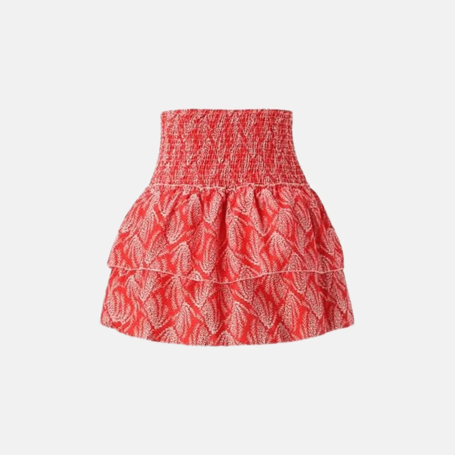 Sage Ruffle Mini Skirt Mini Dress