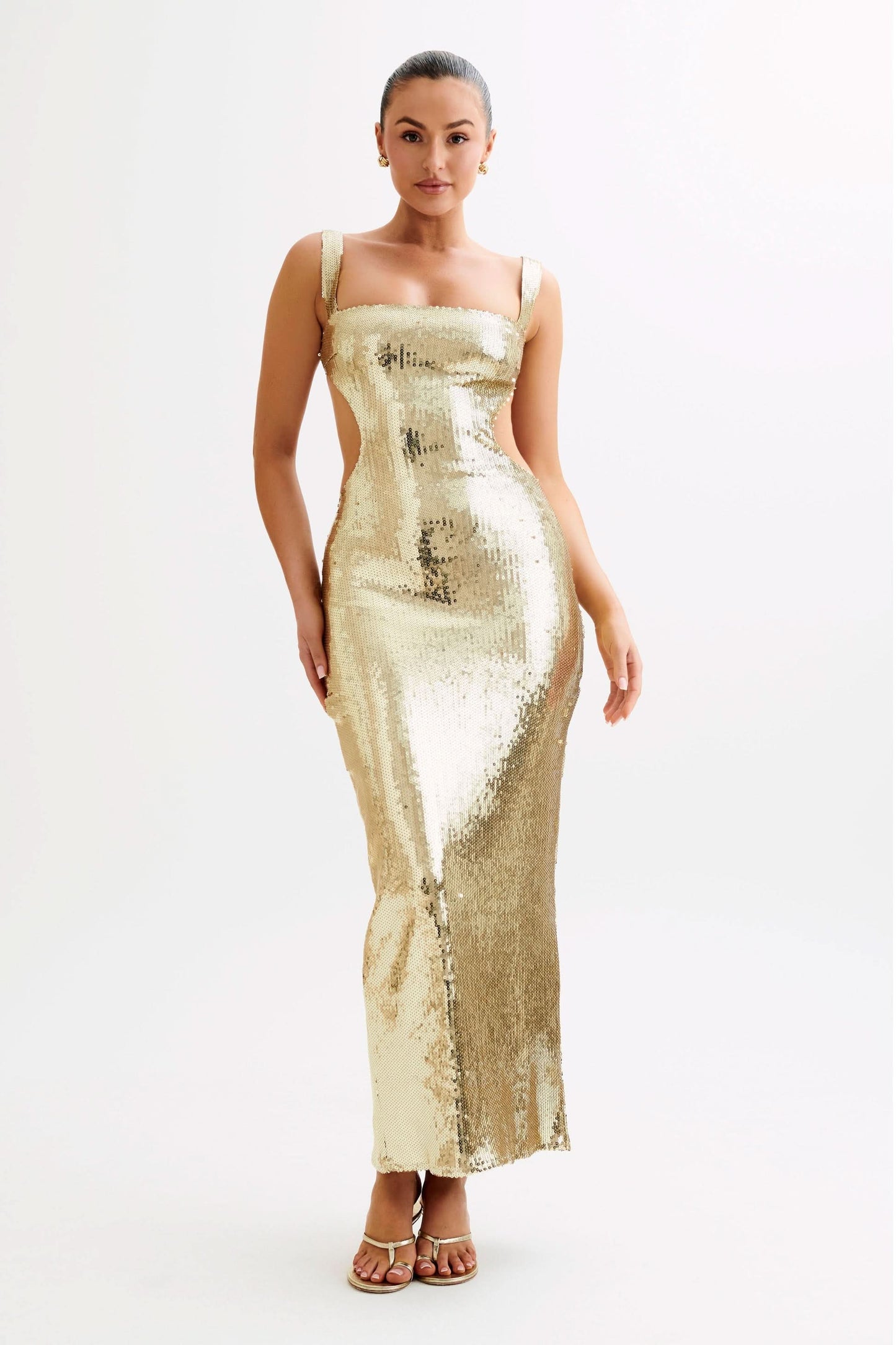 Olivia Sequin Maxi Dress