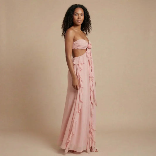 Rosalie Ruffle Maxi Dress
