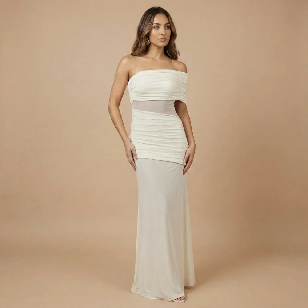 Sienna Ruched Maxi Dress