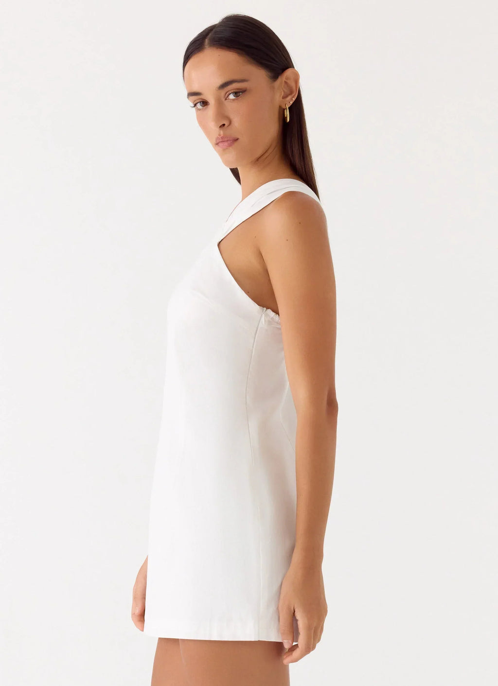 Be My Baby Mini Dress - White
