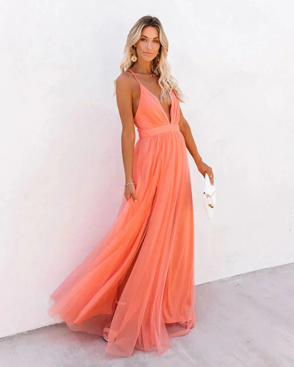 Juliana Backless Maxi Dress