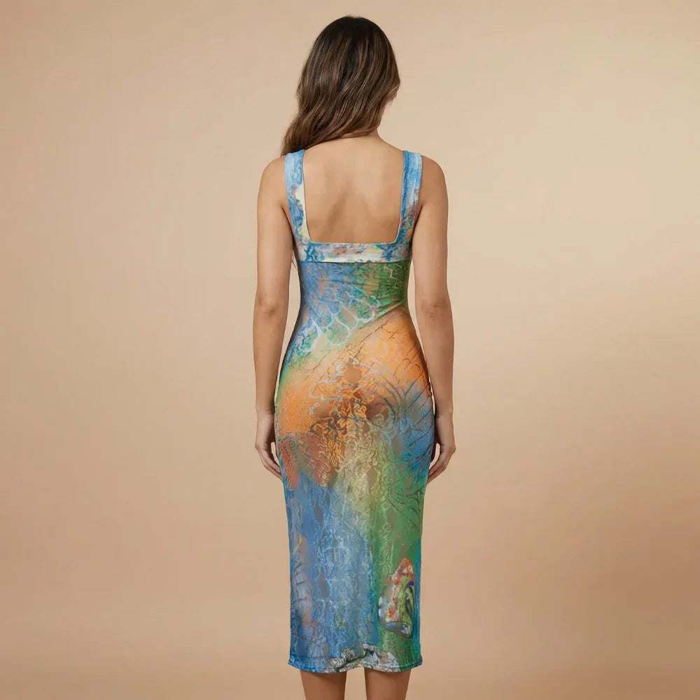 Solange Cutout Midi Dress