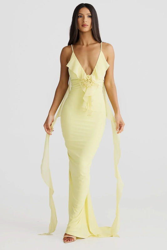 Camilla Ruffle Maxi Dress
