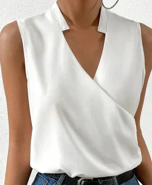 Nerisa Wrap Notch Top