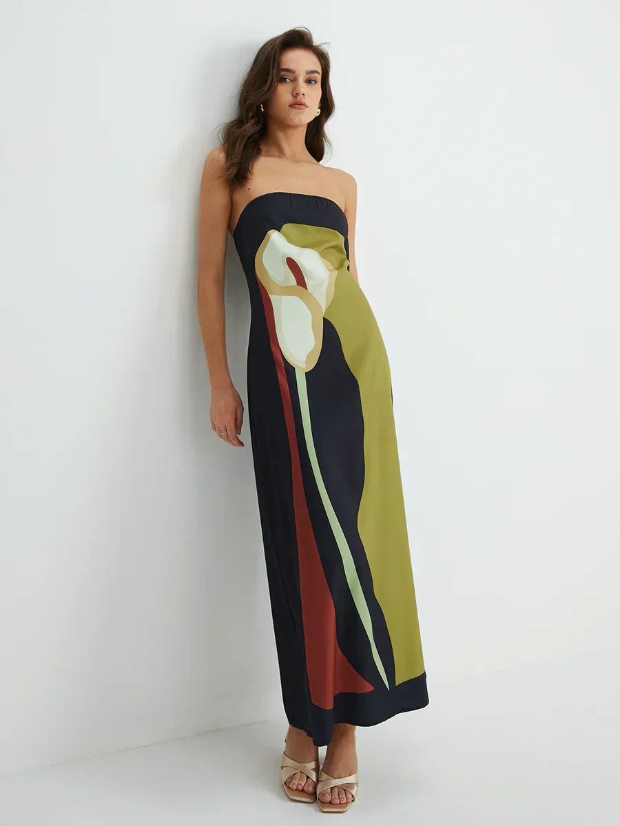 Duttini | Strapless Maxi Dress For Women – Maxi Dresses Collection