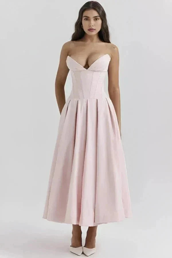 Scarlett Corset Midi Dress