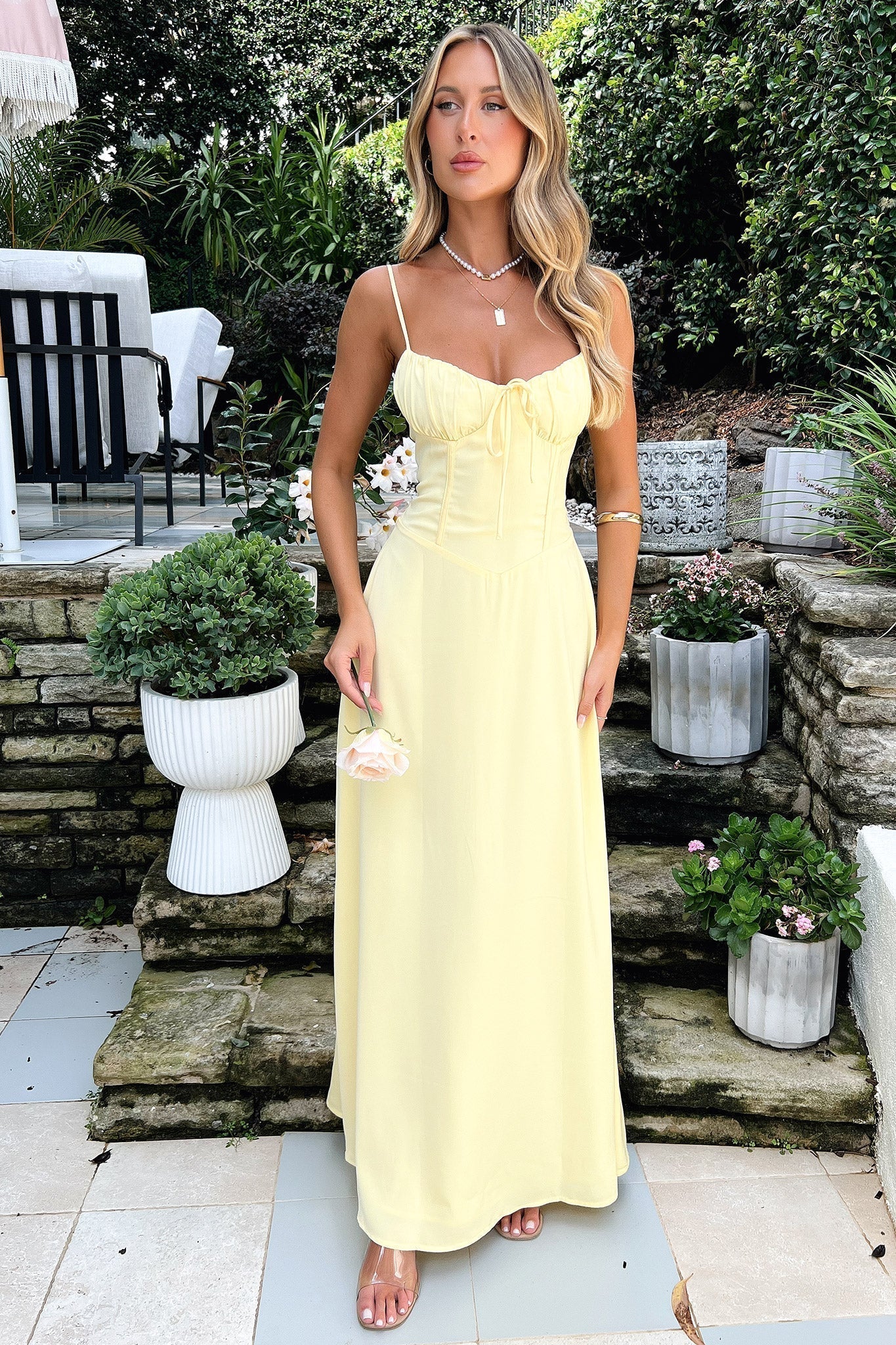 Magdalena Maxi Dress Yellow