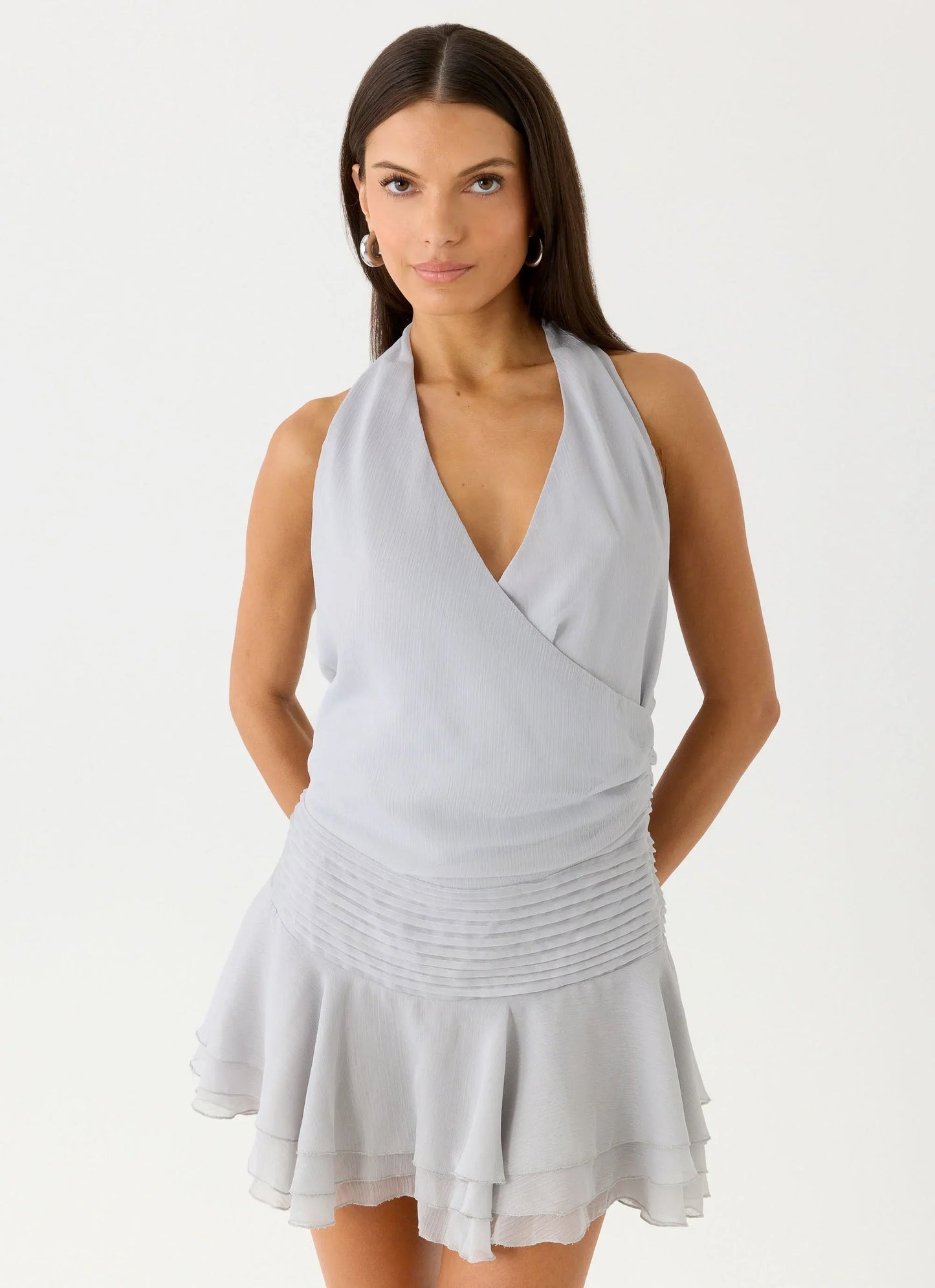 Mura Mini Dress Light Blue