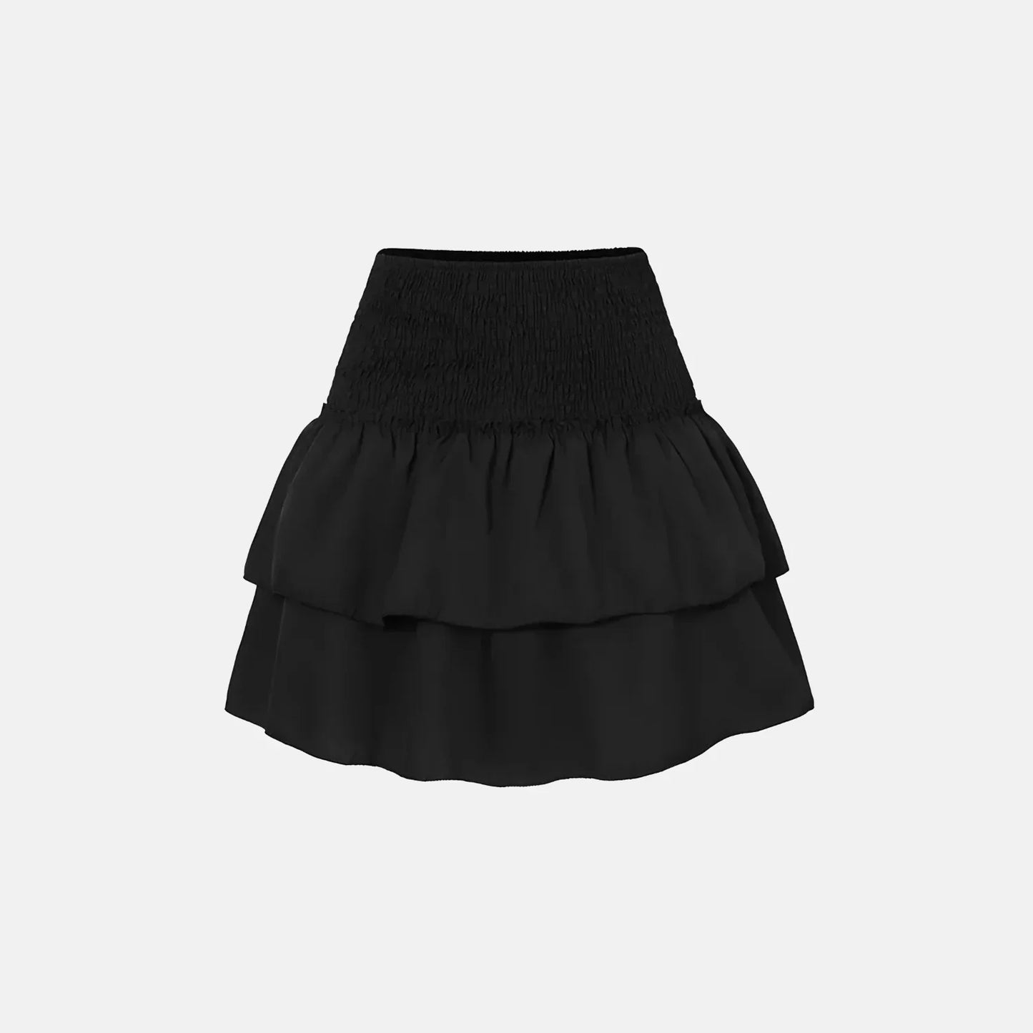 Sage Ruffle Mini Skirt Mini Dress