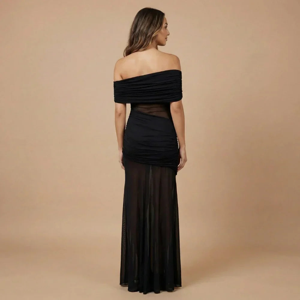 Sienna Ruched Maxi Dress