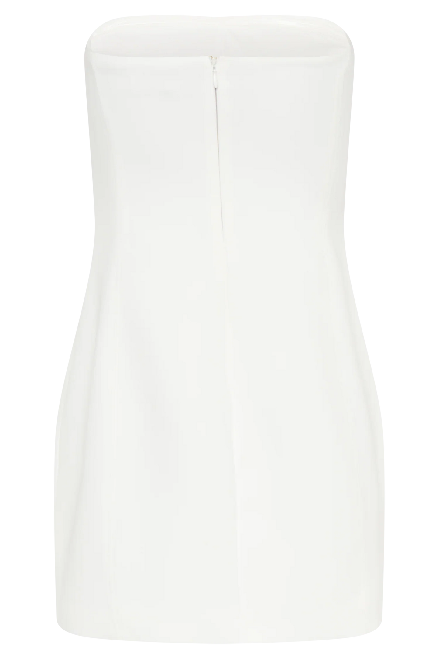 Maci White Crepe Mini Dress