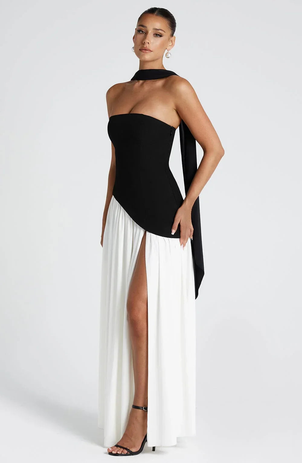 Isadora™ | Chic Slit Maxi Dress