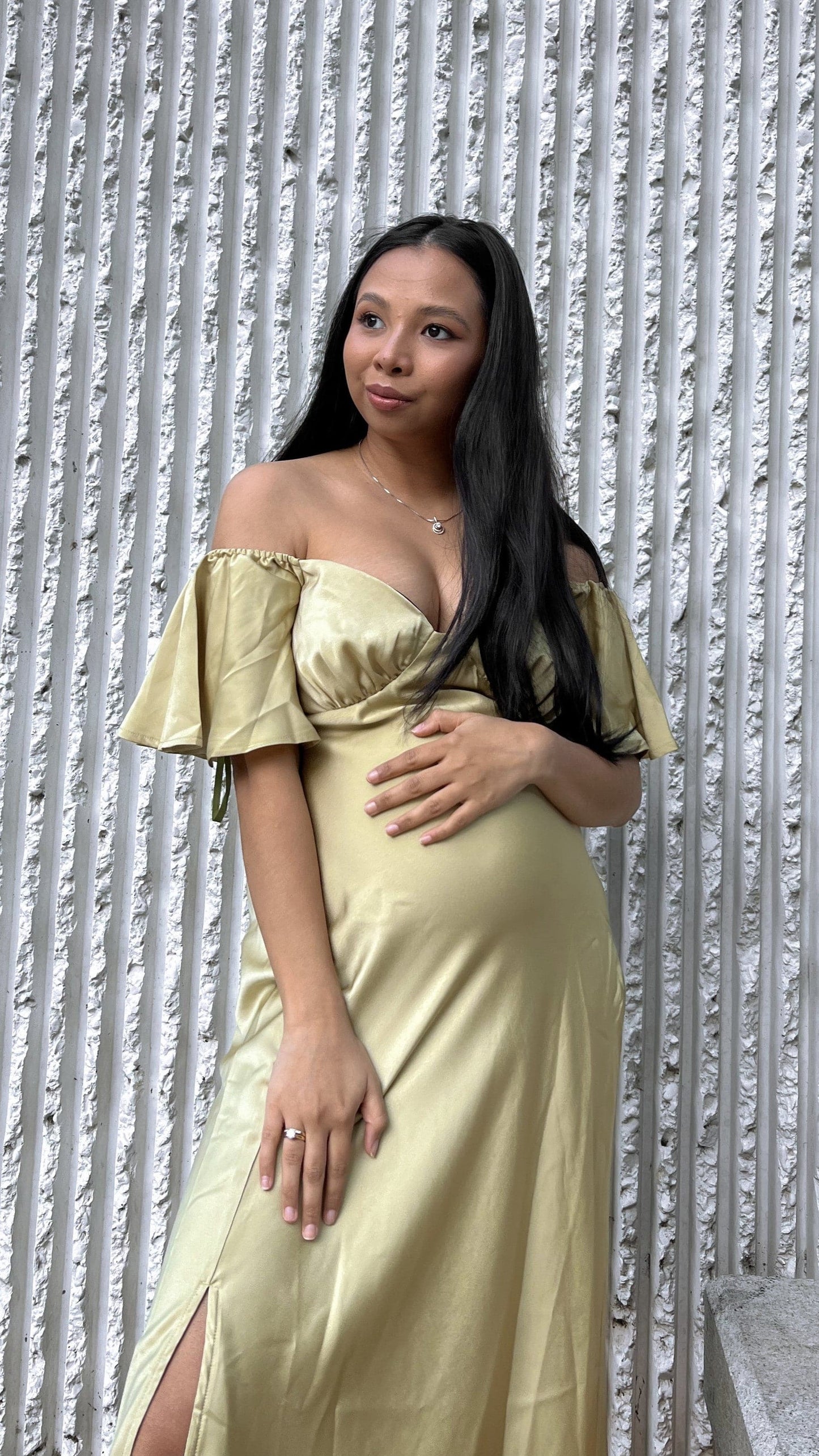Emilia Ruffle Midi Dress